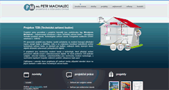 Desktop Screenshot of pmprojekce.cz