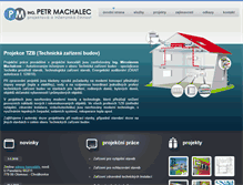 Tablet Screenshot of pmprojekce.cz